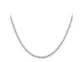 FJC Finejewelers 925 Sterling Silver Ball Fancy Beaded Chain 18 Inches x 3 mm