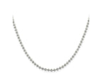 FJC Finejewelers 925 Sterling Silver Ball Fancy Beaded Chain 18 Inches x 3 mm
