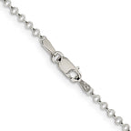 FJC Finejewelers 925 Sterling Silver Rolo Chain Anklet 9 Inches x 2 mm