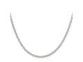 FJC Finejewelers 925 Sterling Silver Oval Fancy Rolo Chain 36 Inches x 2.75 mm