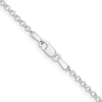 FJC Finejewelers 925 Sterling Silver Rhodium Plated Rolo Chain 22 Inches x 2 mm