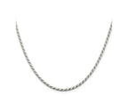 FJC Finejewelers 925 Sterling Silver Flat Rope Chain 22 Inches x 2.5 mm