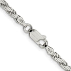 FJC Finejewelers 925 Sterling Silver Flat Rope Chain 22 Inches x 3.1 mm
