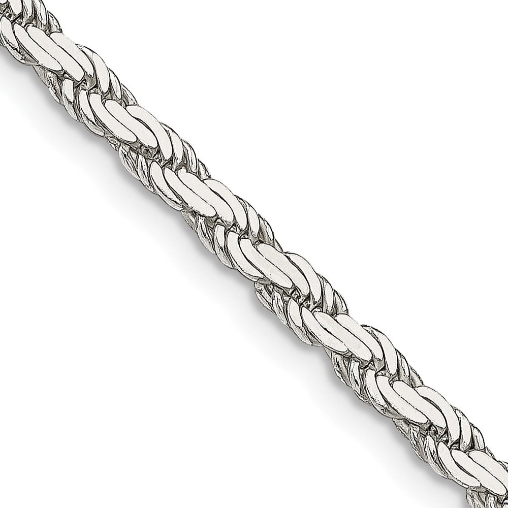 FJC Finejewelers 925 Sterling Silver Flat Rope Chain 22 Inches x 3.1 mm
