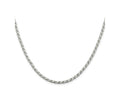 FJC Finejewelers 925 Sterling Silver Flat Rope Chain 22 Inches x 3.1 mm
