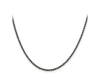 FJC Finejewelers 925 Sterling Silver Ruthenium-plated Rope Chain 26 Inches x 2.3 mm