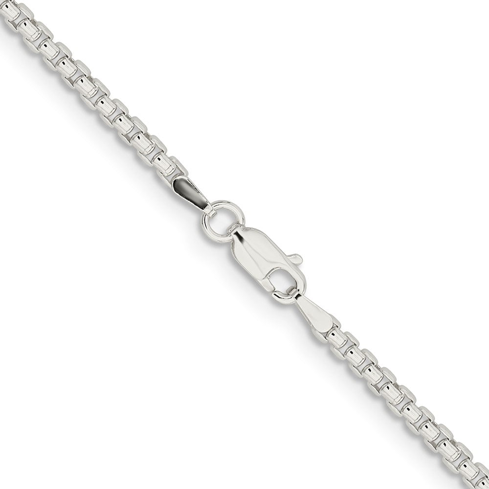 FJC Finejewelers 925 Sterling Silver Round Box Chain 42 Inches x 2.6 mm