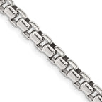 FJC Finejewelers 925 Sterling Silver Antiqued Round Box Chain 26 Inches x 5.2 mm