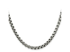 FJC Finejewelers 925 Sterling Silver Antiqued Round Box Chain 26 Inches x 5.2 mm