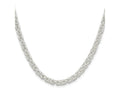 FJC Finejewelers 925 Sterling Silver Rounded Byzantine Chain 30 Inches x 4.75 mm