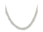 FJC Finejewelers 925 Sterling Silver Rounded Byzantine Chain 24 Inches x 5.5 mm