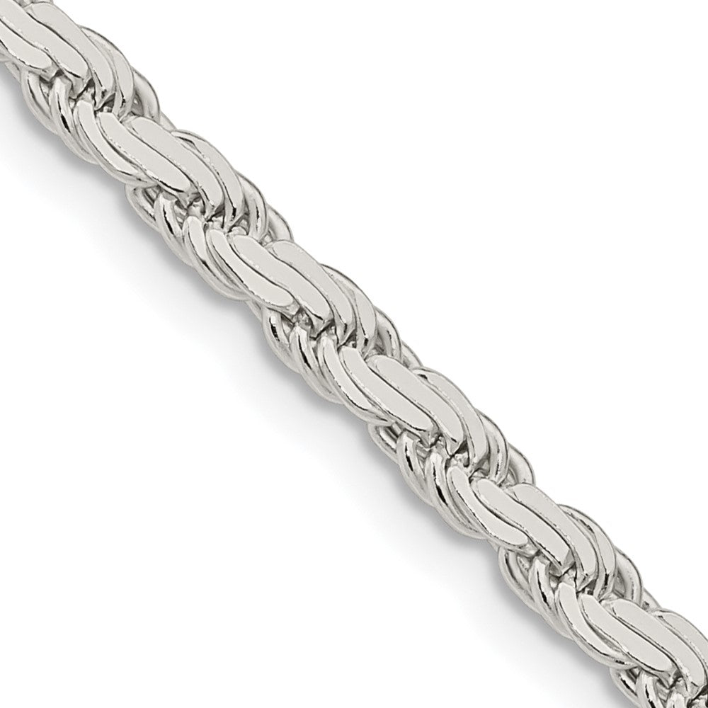 FJC Finejewelers 925 Sterling Silver Flat Rope Chain 18 Inches x 3.65 mm