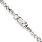 FJC Finejewelers 925 Sterling Silver Rolo Chain 24 Inches x 2.5 mm