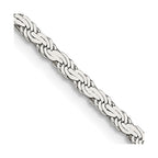 FJC Finejewelers 925 Sterling Silver Flat Rope Chain 18 Inches x 2.25 mm