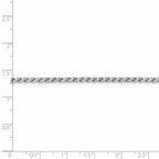 FJC Finejewelers 925 Sterling Silver Flat Rope Chain 20 Inches x 2.25 mm