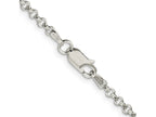 FJC Finejewelers 925 Sterling Silver Rolo Bracelet Chain 7 Inches x 2.5 mm