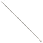 FJC Finejewelers 925 Sterling Silver Rolo Bracelet Chain 8 Inches x 2.5 mm