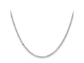 FJC Finejewelers 925 Sterling Silver Rhodium Plated Rolo Chain 16 Inches x 2.5 mm