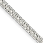FJC Finejewelers 925 Sterling Silver Square Spiga Chain 20 Inches x 3 mm