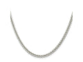 FJC Finejewelers 925 Sterling Silver Square Spiga Chain 20 Inches x 3 mm
