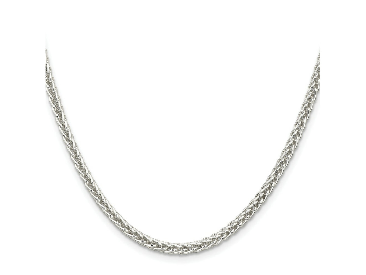 FJC Finejewelers 925 Sterling Silver Square Spiga Chain 20 Inches x 3 mm