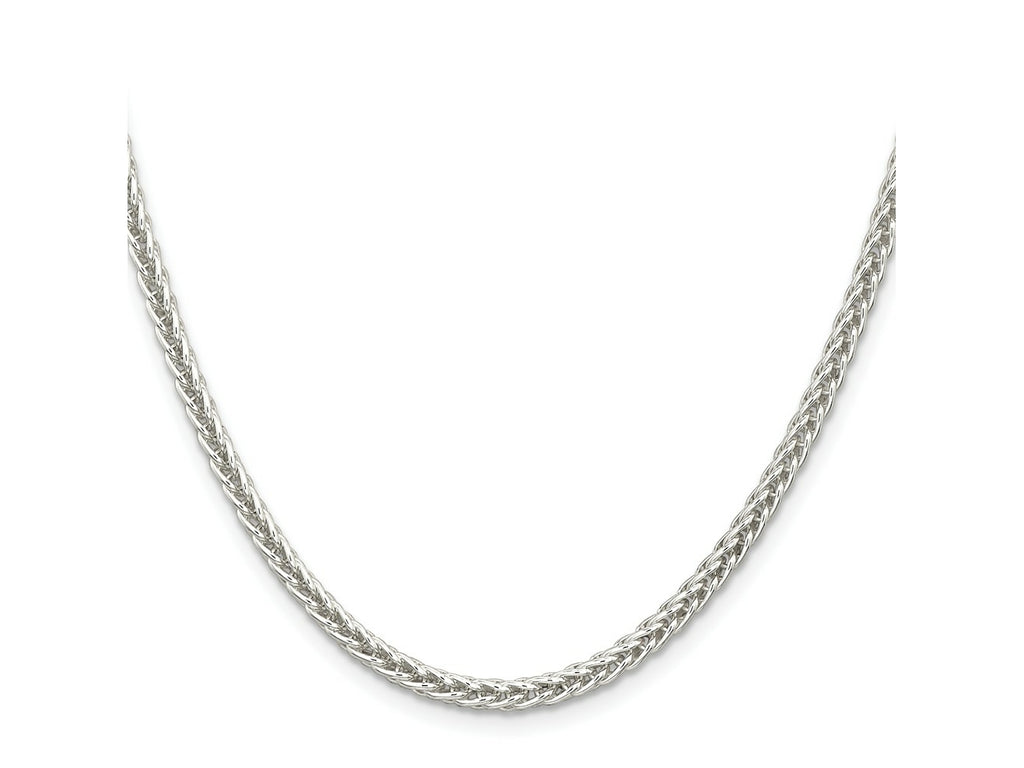 FJC Finejewelers 925 Sterling Silver Square Spiga Chain 22 Inches x 3 mm