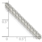 FJC Finejewelers 925 Sterling Silver Square Spiga Chain 24 Inches x 3 mm