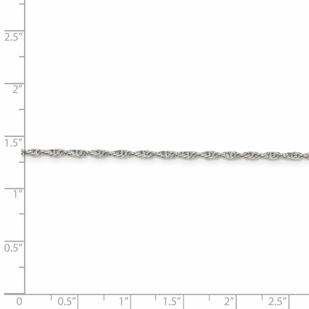 FJC Finejewelers 925 Sterling Silver Loose Rope Chain 18 Inches x 1.95 mm