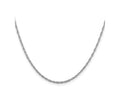 FJC Finejewelers 925 Sterling Silver Rhodium Plated Loose Rope Chain 22 Inches x 2 mm