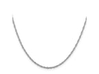 FJC Finejewelers 925 Sterling Silver Rhodium Plated Loose Rope Chain 22 Inches x 2 mm