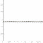 FJC Finejewelers 925 Sterling Silver Oval Fancy Rolo Chain 18 Inches x 1.6 mm
