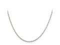 FJC Finejewelers 925 Sterling Silver Oval Fancy Rolo Chain 20 Inches x 1.6 mm