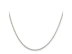 FJC Finejewelers 925 Sterling Silver Oval Fancy Rolo Chain 20 Inches x 1.6 mm