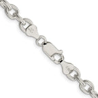 FJC Finejewelers 925 Sterling Silver Fancy Patterned Rolo Chain 20 Inches x 6.25 mm