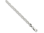 FJC Finejewelers 925 Sterling Silver Fancy Patterned Rolo Bracelet Chain 7 Inches x 6.25 mm