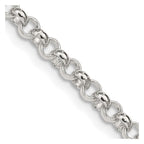 FJC Finejewelers 925 Sterling Silver Rolo Chain 20 Inches x 4 mm