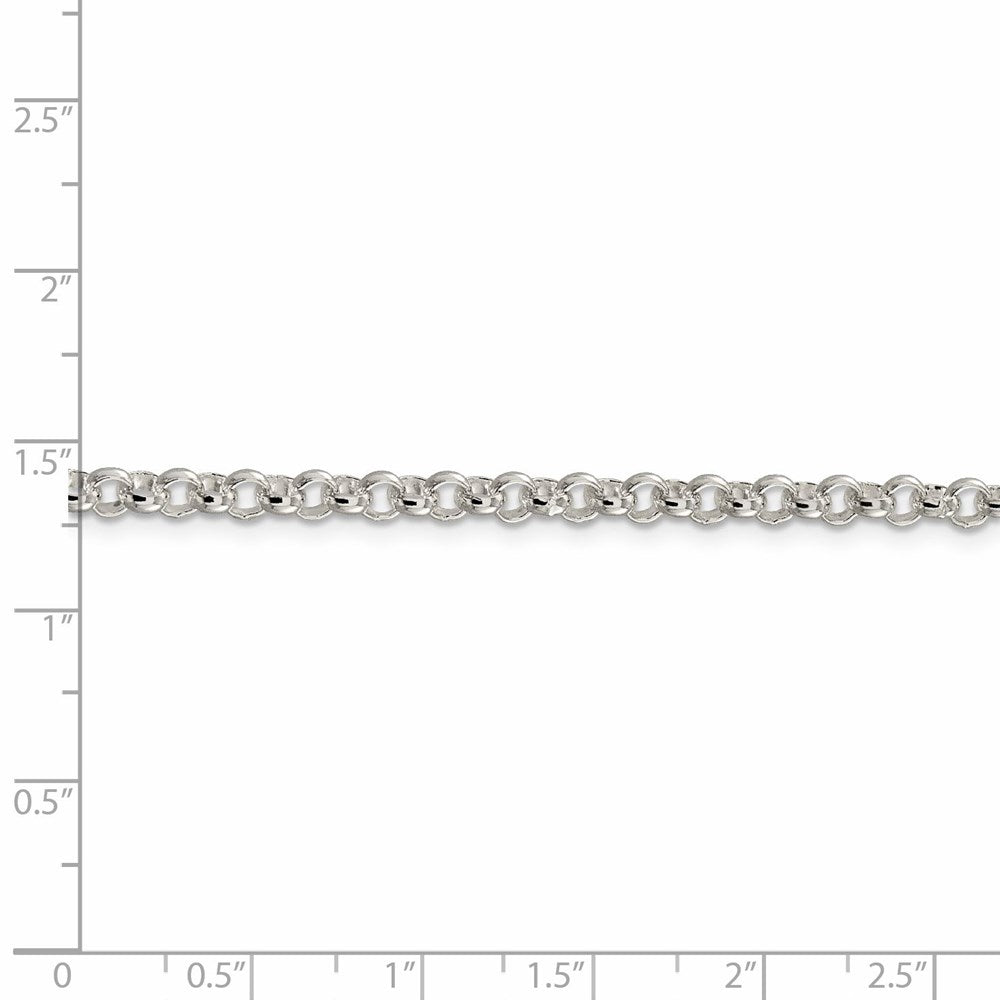 FJC Finejewelers 925 Sterling Silver Rolo Chain 22 Inches x 4 mm