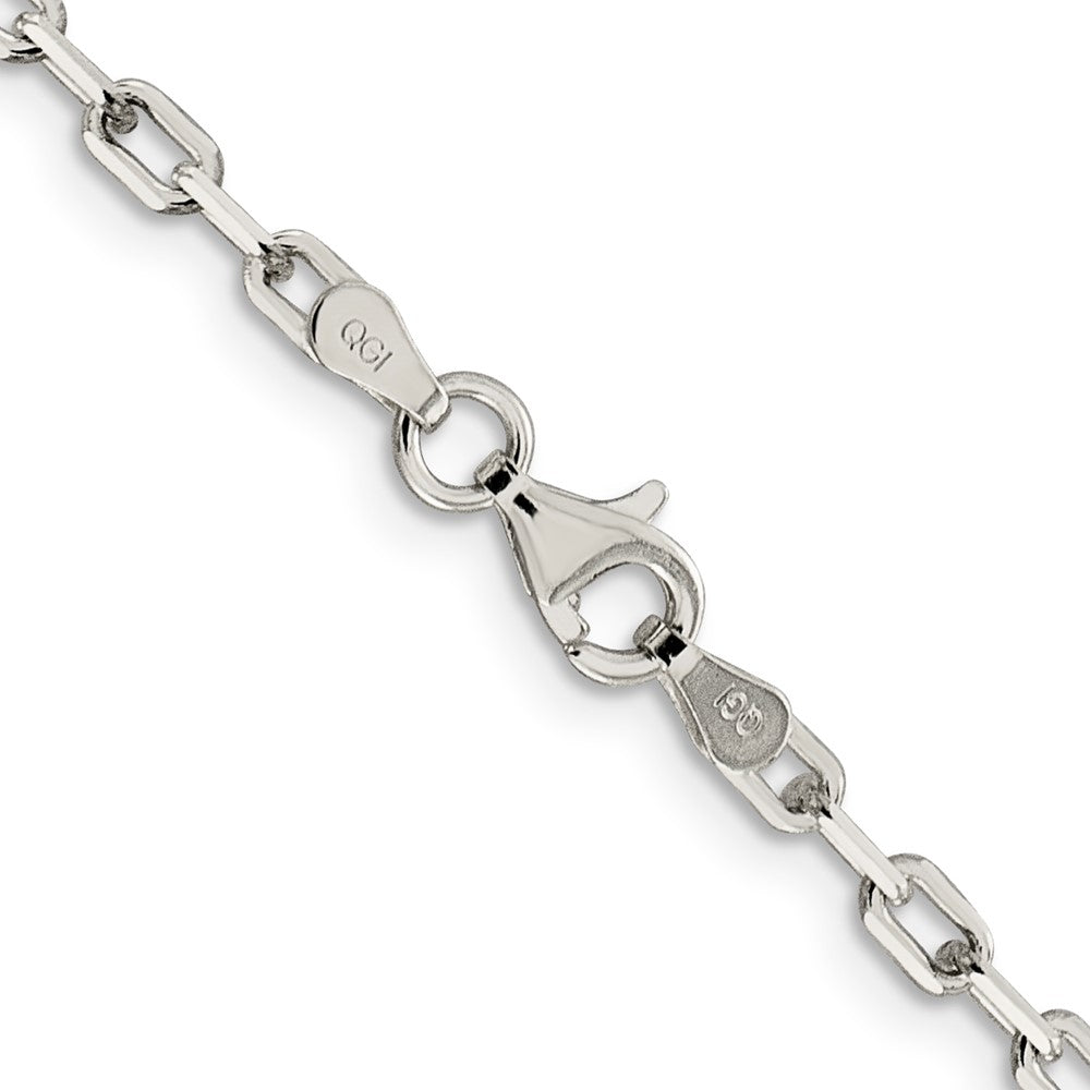 FJC Finejewelers 925 Sterling Silver Cable Elongated Open Link Bracelet Chain 7 Inches x 2.75 mm