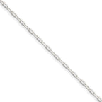 FJC Finejewelers 925 Sterling Silver Cable Elongated Open Link Bracelet Chain 7 Inches x 2.75 mm