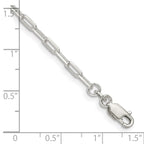 FJC Finejewelers 925 Sterling Silver Cable Elongated Open Link Bracelet Chain 8 Inches x 2.75 mm