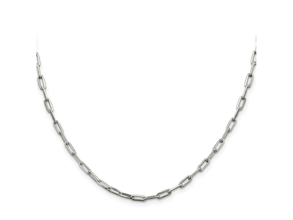 FJC Finejewelers 925 Sterling Silver Cable Elongated Open Link Chain 22 Inches x 3.25 mm