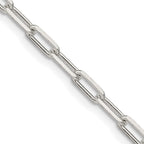 FJC Finejewelers 925 Sterling Silver Cable Elongated Open Link Chain 26 Inches x 3.25 mm