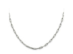 FJC Finejewelers 925 Sterling Silver Cable Elongated Open Link Chain 26 Inches x 3.25 mm