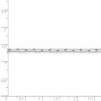 FJC Finejewelers 925 Sterling Silver Cable Elongated Open Link Bracelet Chain 7 Inches x 3.25 mm