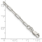 FJC Finejewelers 925 Sterling Silver Cable Elongated Open Link Bracelet Chain 8 Inches x 3.25 mm