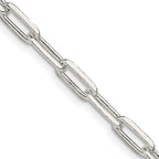 FJC Finejewelers 925 Sterling Silver Cable Elongated Open Link Chain 30 Inches x 4.25 mm