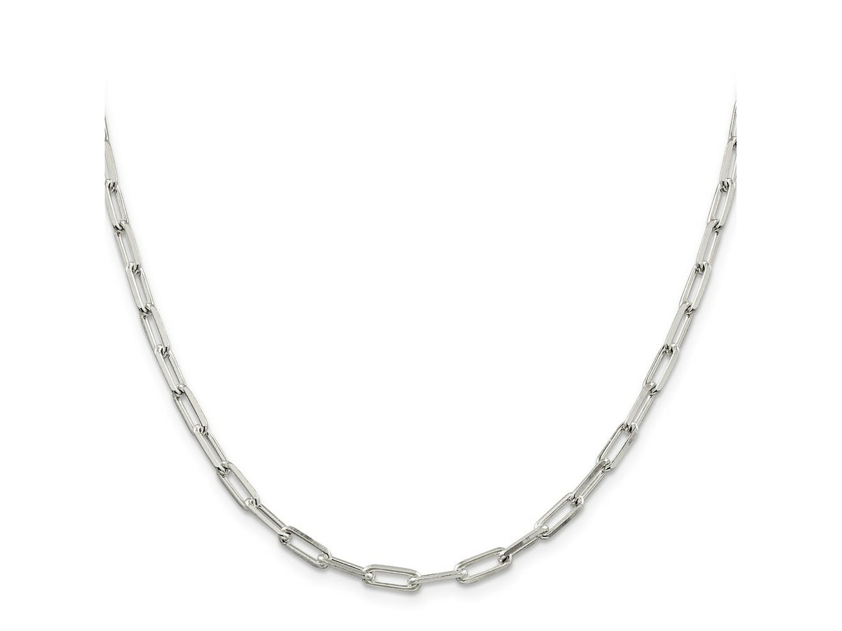 FJC Finejewelers 925 Sterling Silver Cable Elongated Open Link Chain 36 Inches x 4.25 mm