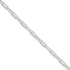 FJC Finejewelers 925 Sterling Silver Cable Elongated Open Link Bracelet Chain 7 Inches x 4.25 mm