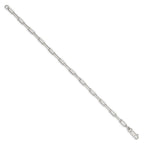 FJC Finejewelers 925 Sterling Silver Cable Elongated Open Link Bracelet Chain 8 Inches x 4.25 mm