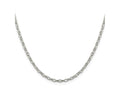 FJC Finejewelers 925 Sterling Silver Hand Made Fancy Patterned Rolo Chain 20 Inches x 3 mm